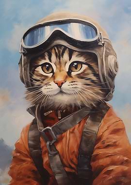 Kitty Helicopter Pilot