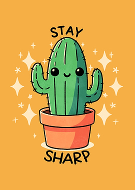 Stay Sharp Cactus