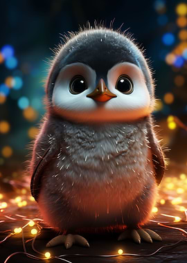 3D Baby Penguin 1