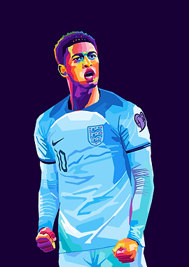 Jude Bellingham Pop Art