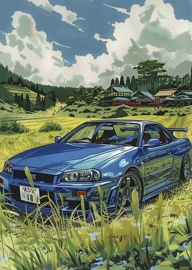 NISSAN SKYLINE R34 GTR JDM