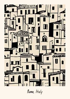 Rome Italy Travel Wall Art