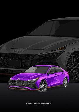 hyundai elantra n violet