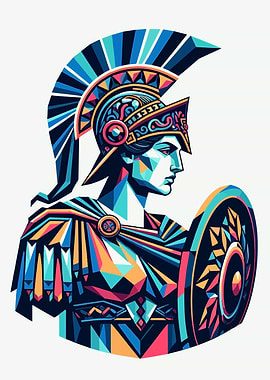 Athena wpap pop art