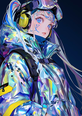 Anime Girl Look at You