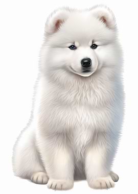 Samoyed Dog 03