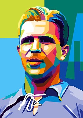 Ferenc Puskas Pop Art