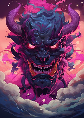 Demon Oni Mask
