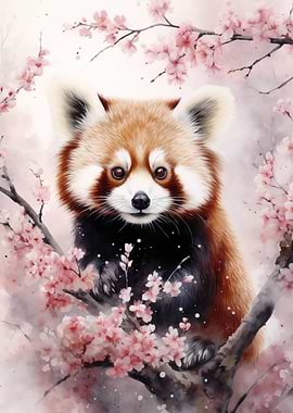 Red Panda Watercolor