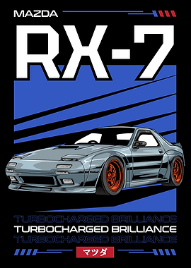 Classic RX7 JDM Car