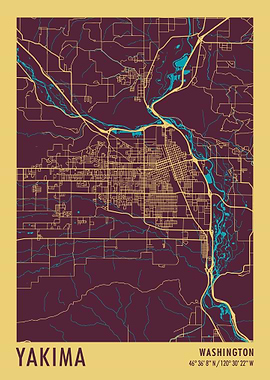 Yakima City Map
