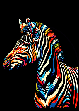 zebra wpap pop art