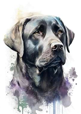 Labrador Retriever Dog Art