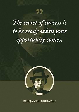 The secret of success is
