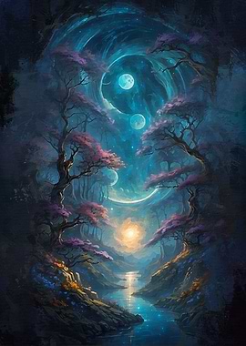 Moonlit Forest