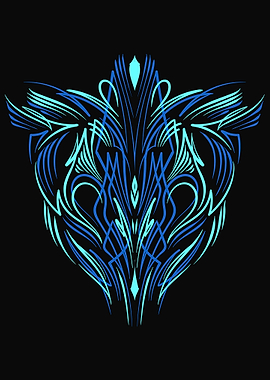 Vintage Floral Pinstripe