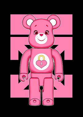 Pink bear brick