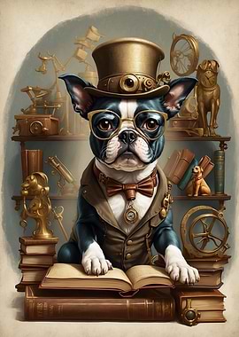 Smart Boston Terrier