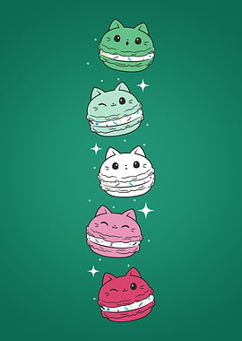 Abrosexual Pride Cute Cat