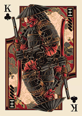 king samurai of deck card
