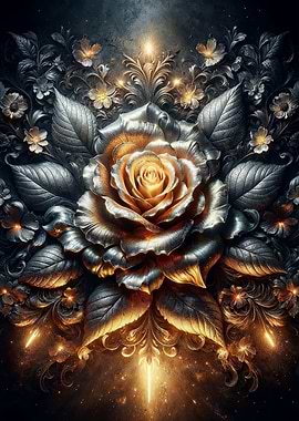 Luminous Floral Majesty