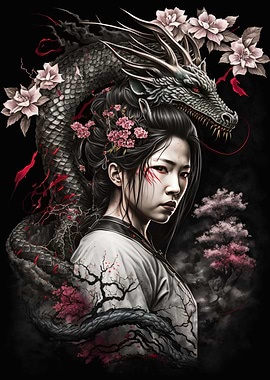 Dragon geisha