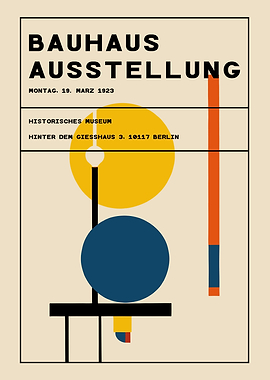 BAUHAUS Ausstellung Poster