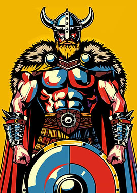 Vikings wpap pop art