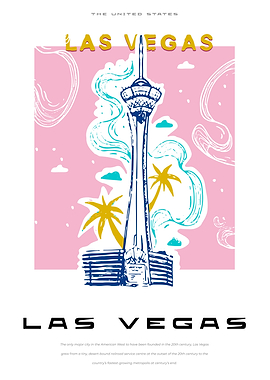 Las vegas big city poster