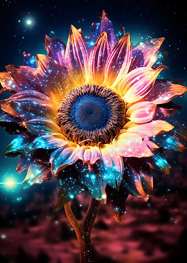 SunFlower Cosmic Galaxy