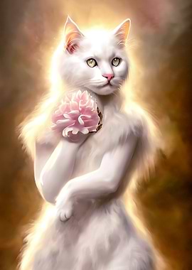 Cute White Cat