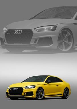 audi rs5 poster