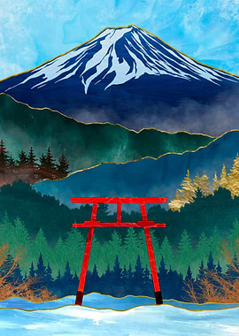 Mount Fuji Torii Mist