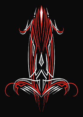 Vintage Floral Pinstripe