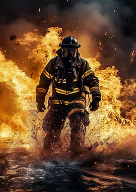 Firefighter Flame
