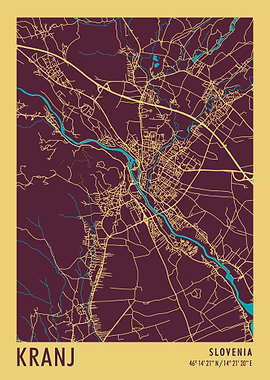 Kranj Slovenia Map