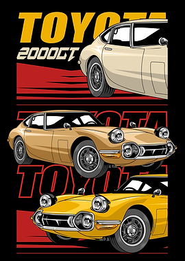 Vintage 2000GT JDM Car