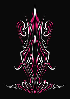 Vintage Floral Pinstripe