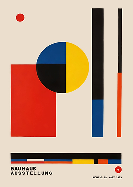 Minimalist Bauhaus Poster