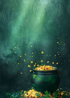 St Patricks Day Gold Pot