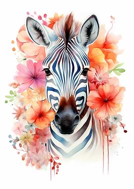 Zebra Watercolor