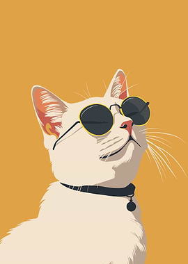 Cat Retro Minimal