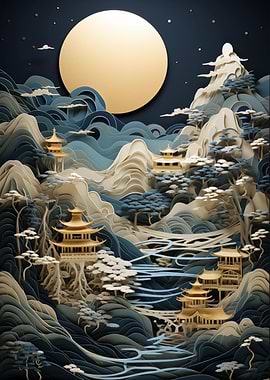 Abstract Bonsai Tree