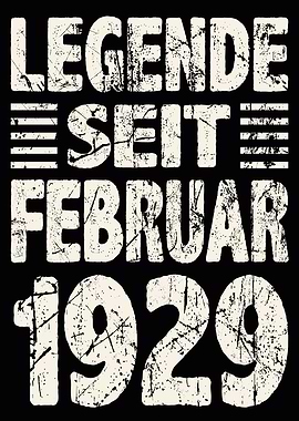 Februar 1929 95 Jahre