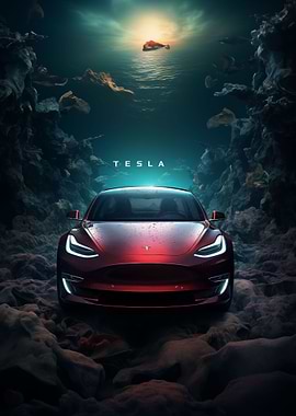 Tesla car model Neon