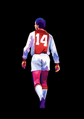 Johan Cruyff Pop Art