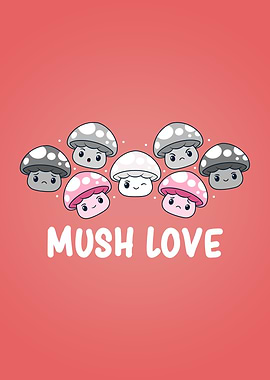 Demigirl Pride Mushroom