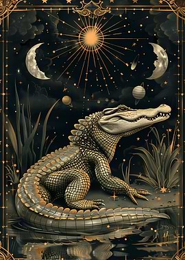 Big Crocodile Tarot Cards