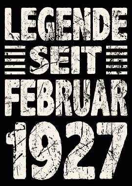 Februar 1927 97 Jahre