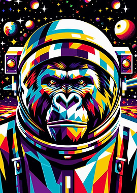 Gorilla astronaut wpap